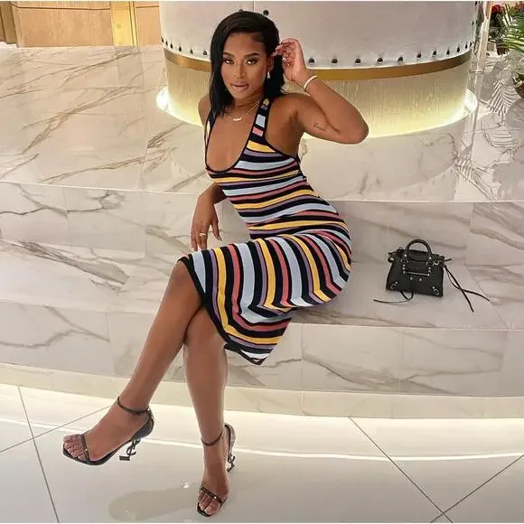 ZARA Knit Midi Dress NWT - Picture 10 of 16